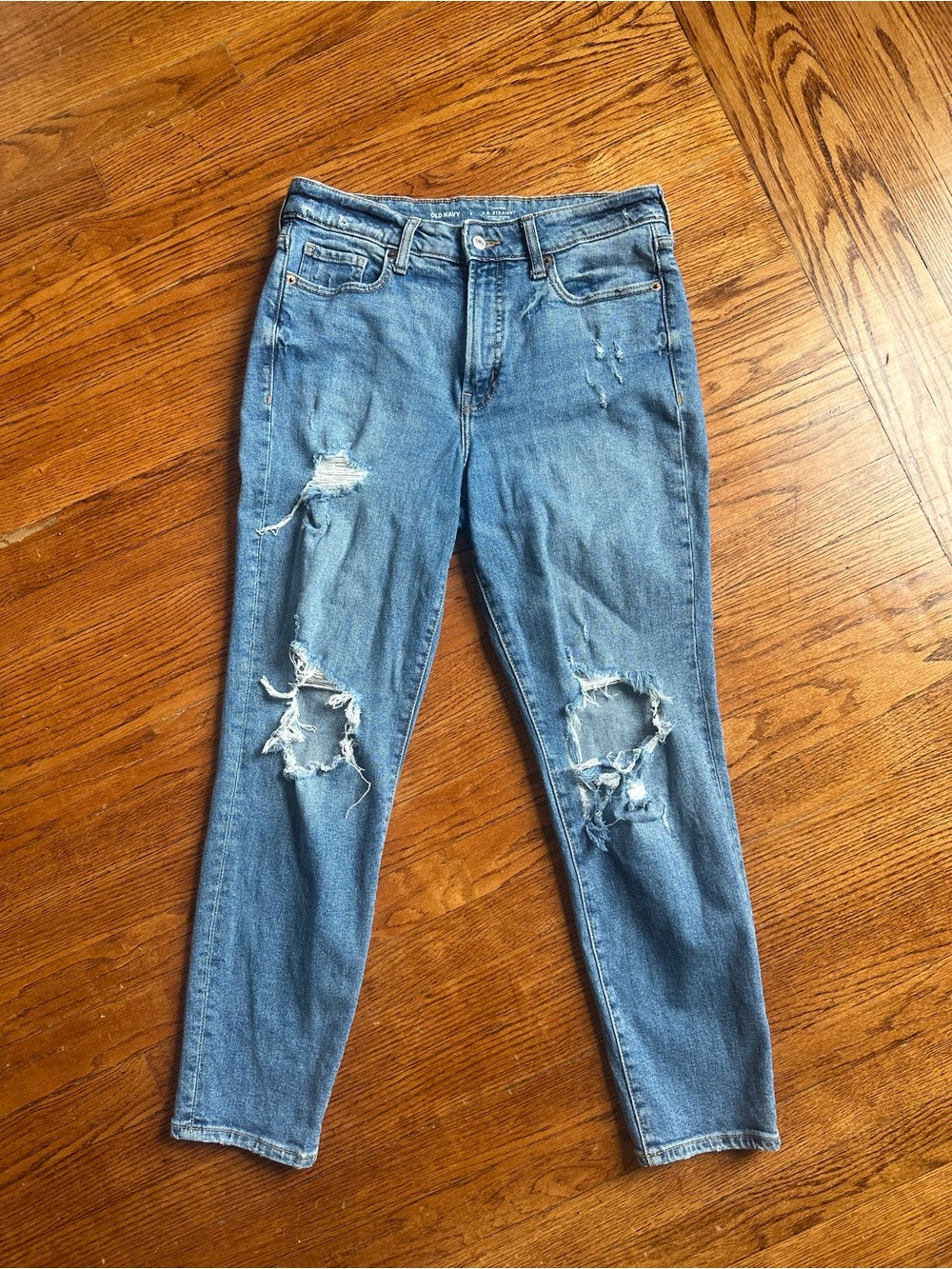 Women’s high rise straight jeans